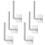 12 Pcs Hat Rack For Wall Adhesive Hat Hooks No Drilling 3