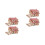 4Sets Solid Wood 3D Puzzle Toys Models for Child Development 5