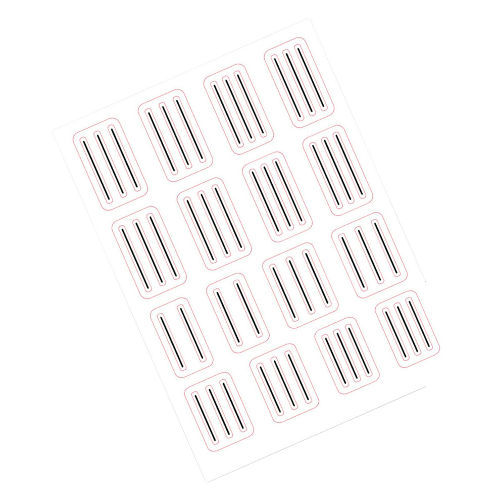 French Tip Nail Stickers Plaid Line Decals Easy Application DIY Manicure Accessories Sheet