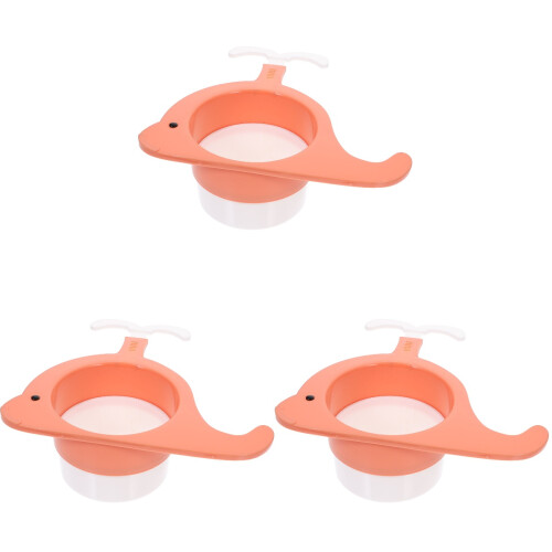 3Pcs Kitchen Sink Draining Basket Orange Filter Catcher for Debris 1