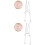 2Pcs Silver Decorative Bra Straps Rhinestone Double Chain for Bras 4