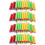120Pcs Colored Plastic Chalk Holder Clips for Teacher Chalk Extension 9