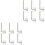 12 Pcs Hat Rack For Wall Adhesive Hat Hooks No Drilling 5