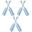 3 Count Beach House Decor Wall Decoration Paddle Hotel Sailing 3