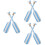 3 Count Beach House Decor Wall Decoration Paddle Hotel Sailing 6