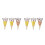 6Pcs Golden Artificial Flower Basket Elegant Wall Decoration 10
