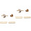 8 Pcs Strap Accessories Ornament Watch Alloy 4