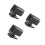 3Pcs High Efficiency Car Plug Heater ABS Foldable Portable Defroster 10