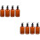 8Pièces Flacons Pression Cosmétiques Robust Light Brown Pour Voyage 6