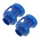 4Pcs Blue Plastic Trampoline Pole Caps for Protective Replacement 1