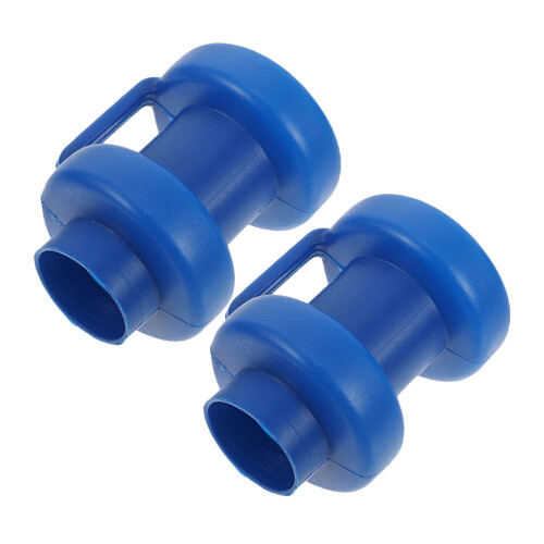 4Pcs Blue Plastic Trampoline Pole Caps for Protective Replacement
