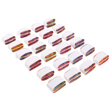 96Pcs Colorful Mouth Coils Paper Props for Party and Stage Decorations