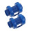 4Pcs Blue Plastic Trampoline Pole Caps for Protective Replacement 2