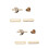 8 Pcs Strap Accessories Ornament Watch Alloy 7