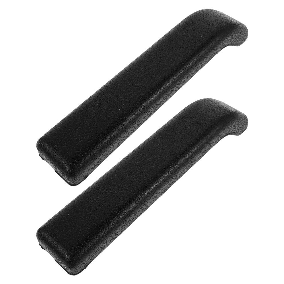 Ohphcall Black 8Pcs Pu Wheelchair Armrest Pads Comfortable Ergonomic Cushions
