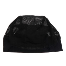 3St Comfortabele Zwarte Wig Hats Elastische Ademend Haarnetten