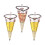 6Pcs Golden Artificial Flower Basket Elegant Wall Decoration 3
