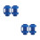 4Pcs Blue Plastic Trampoline Pole Caps for Protective Replacement 8
