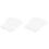 2 Pcs Laser- Plastic Board Keychain Hanging Template Acrylic Diy 2