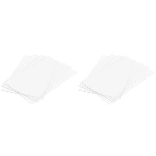 2 Pcs Laser- Plastic Board Keychain Hanging Template Acrylic Diy 1