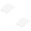 2 Pcs Laser- Plastic Board Keychain Hanging Template Acrylic Diy 6