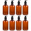 8Pièces Flacons Pression Cosmétiques Robust Light Brown Pour Voyage 5