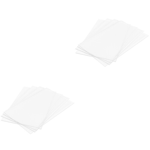 2 Pcs Laser- Plastic Board Keychain Hanging Template Acrylic Diy 2