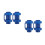 4Pcs Blue Plastic Trampoline Pole Caps for Protective Replacement 4