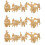 42 Pcs Decorative Dinosaurs Models Simulation Toys Desktop Playthings 9