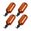 8Pièces Flacons Pression Cosmétiques Robust Light Brown Pour Voyage 8