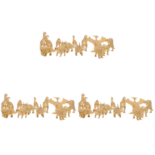 42 Pcs Decorative Dinosaurs Models Simulation Toys Desktop Playthings 2