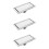 3Pcs Linear Shower Drain Rectangle Floor Drain With Removable Strainer 9