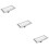 3Pcs Linear Shower Drain Rectangle Floor Drain With Removable Strainer 10