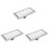 3Pcs Linear Shower Drain Rectangle Floor Drain With Removable Strainer 3