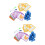 2Sets Wood Letter Block Toy Kids Alphabet Learning Educational Tool 9