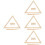 4 Sets Weaving Loom Triangle Craft Weave Board Tool 6