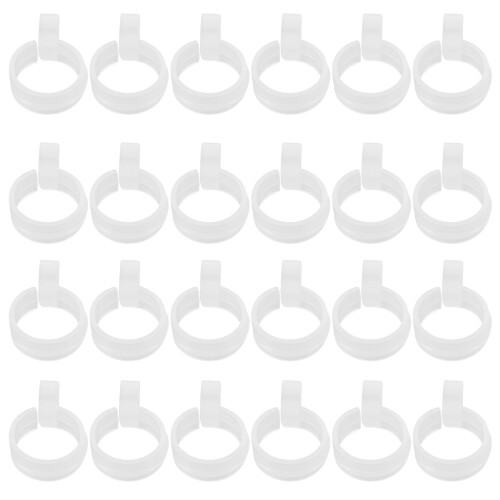 150Pcs Durable Plastic Windproof Clothes Hanger Clips for Home Use