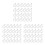150Pcs Durable Plastic Windproof Clothes Hanger Clips for Home Use 5