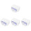 4Pcs White Playpen Non-Slip Suction Cup Connector Plastic Base 4
