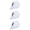 3Pcs Craft Sewing Ruler White Transparent for Precise Garment Making 8