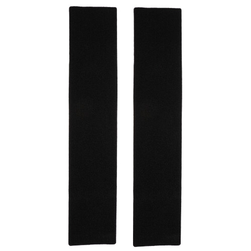 8Pairs Reusable Car License Plate Hook and Loop Fixing Strips Black