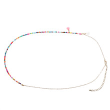 2 Count Waist Chain Beaded Layered Belly Beads Body Beach Bikini