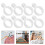 150Pcs Durable Plastic Windproof Clothes Hanger Clips for Home Use 10