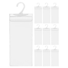 10 Pcs For Hook Bag 35.20x12.70x0.20cm Transparent
