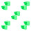 10Pièces Protection Prise Électrique Étanche Vert Usage Extérieur 5