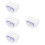 4Pcs White Playpen Non-Slip Suction Cup Connector Plastic Base 9