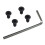 2 Sets Electric Scooter Handlebar Screws Mobility Accessories Part Of 1