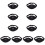 10Pcs Adjustable Mic Belt Waist Bag For 11