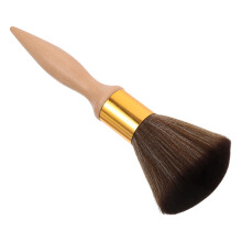 3Pcs Barber Neck Brush Soft Tail Design for Haircut Cleaning Beige
