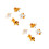 8Pcs Glass Micro Dog Statues Multi Color Table Decoration 4
